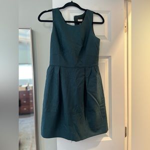 J Crew Business Casual Dress- deep green